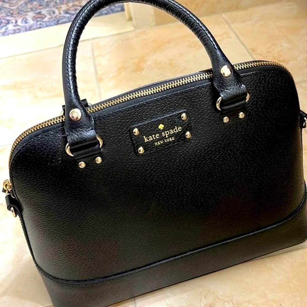 Kate Spade ♠️ New York Grove Street Carli black satchel LIKE NEW! - Picture 11 of 16